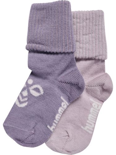 Hummel Mini 2 pk Ullsokker til barn - gray ridge/cloud gray