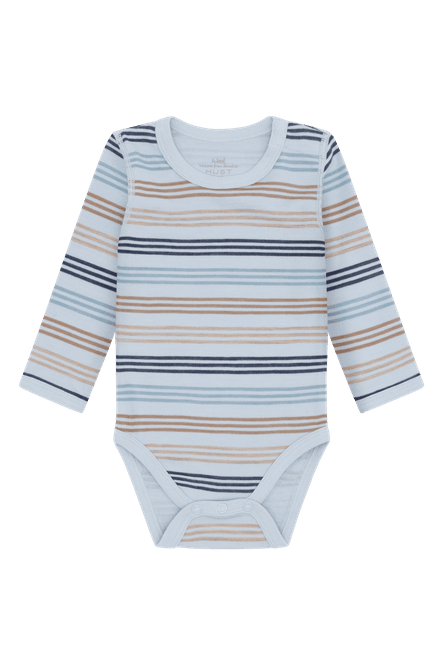 Hovedbilde Hust & Claire Baloo 3 Stripes ull/bambus body - ...