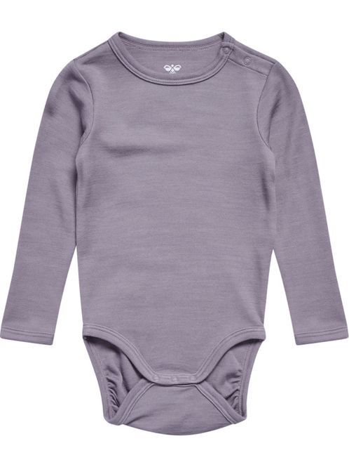 Hovedbilde Hummel Mini ull/bambus soild body - gray ridge ...
