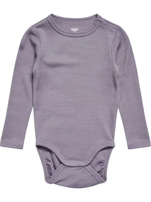 Hovedbilde Hummel Mini ull/bambus soild body - gray ridge ...