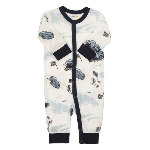 Hovedbilde Joha Cars bambus heldress pysjamas til baby - blå