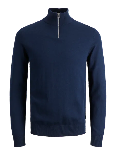 Hovedbilde Jack and Jones Emil Half Zip genser - navy blazer