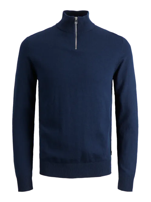 Hovedbilde Jack and Jones Emil Half Zip genser - navy blazer