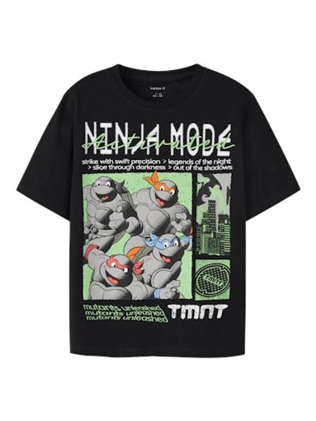 Hovedbilde Name It Don TMNT t-skjorte til barn - black