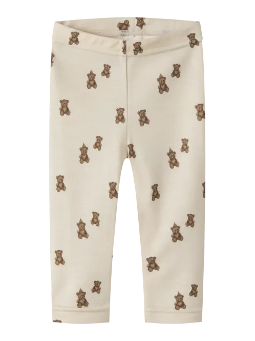 Hovedbilde Lil Atelier Nilo Teddybear ull leggings - ...