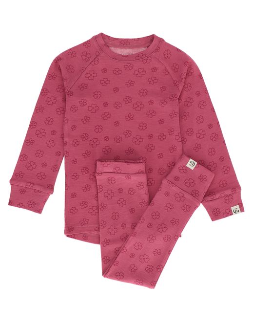 Hovedbilde Gullkorn Idde ullsett til barn - varm rosa 