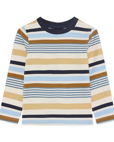 Minymo Stripe genser til barn - odyssey gray