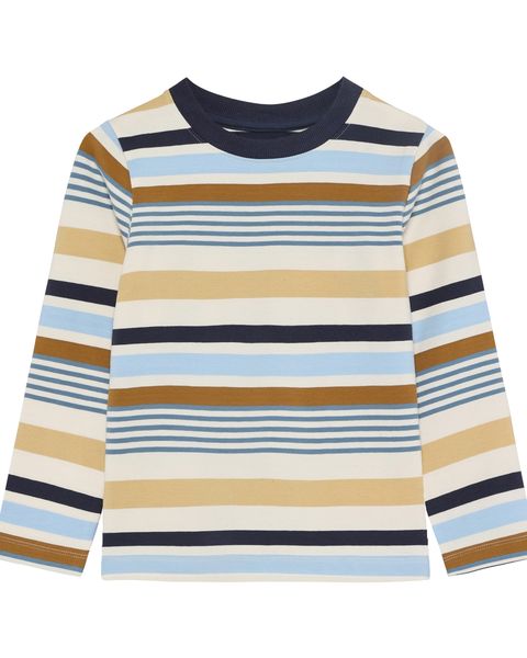 Hovedbilde Minymo Stripe genser til barn - odyssey gray