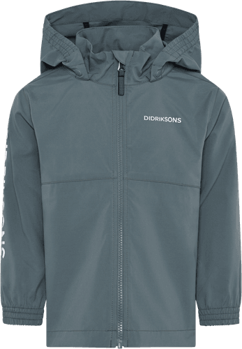 Didriksons Hallon Vindtett jakke til barn - factory blue