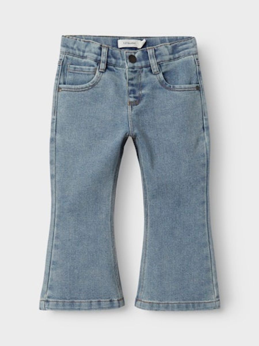 Lil'Atelier Darlee Bootcut jeans til jente - medium blue denim