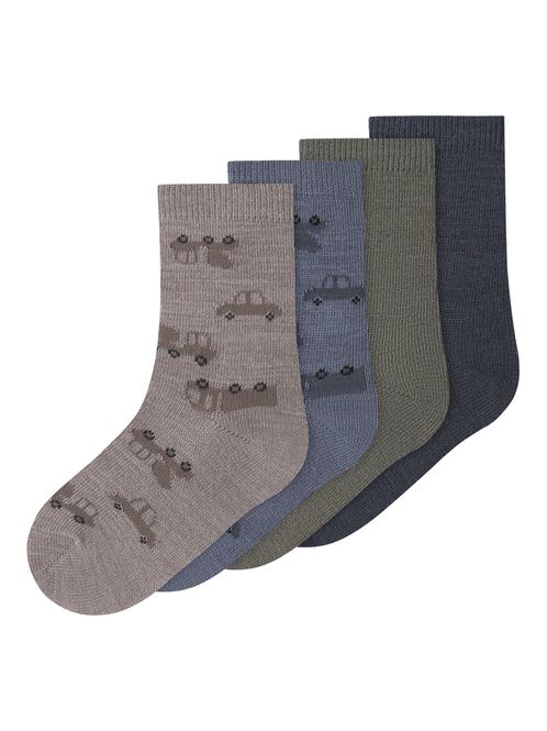 Hovedbilde Name It Wak 4-pk ullsokker til barn - ombre