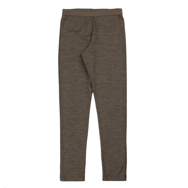 Hovedbilde Joha ull/silke melange kids leggings - brun 