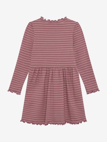 Minymo Stripe kjole til barn - nostalgia rose