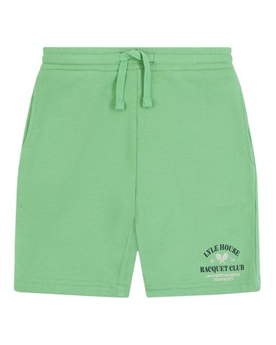 Lyle & Scott Racquet Club shorts - lawn green