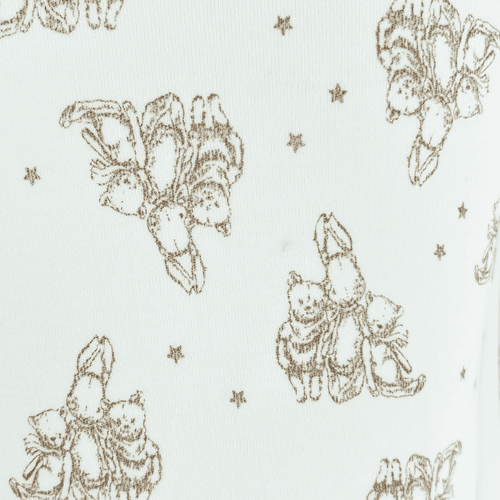 Blinke Teddy bambus 2 delt pysjamas - off white 
