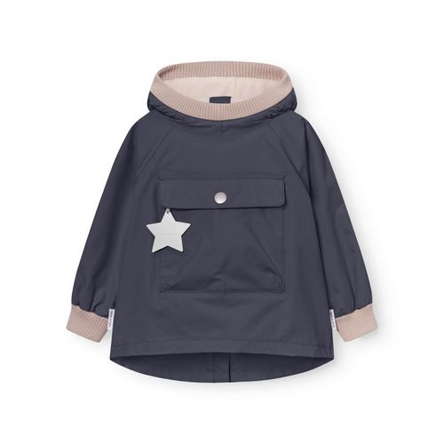 Miniature Matbabyvito fleece lined anorakk - ombre blue 