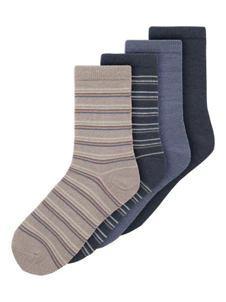 Hovedbilde Name It Wak 4-pk ullsokker til barn - folkstone ...