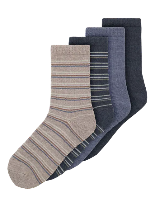 Hovedbilde Name It Wak 4-pk ullsokker til barn - folkstone ...