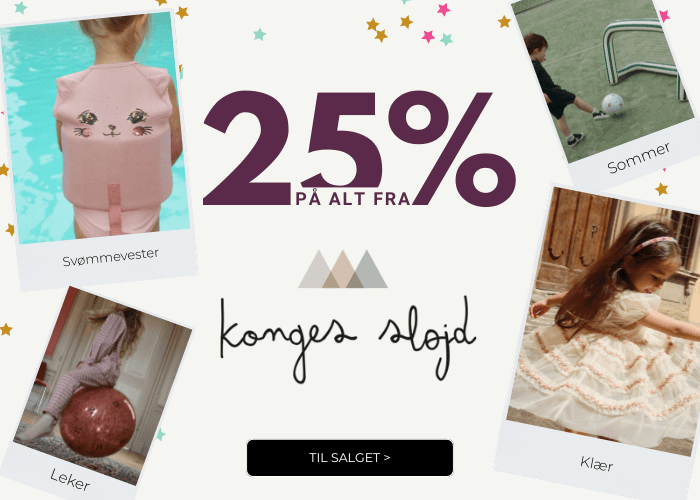 -25% på alt fra Konges Sløyd
