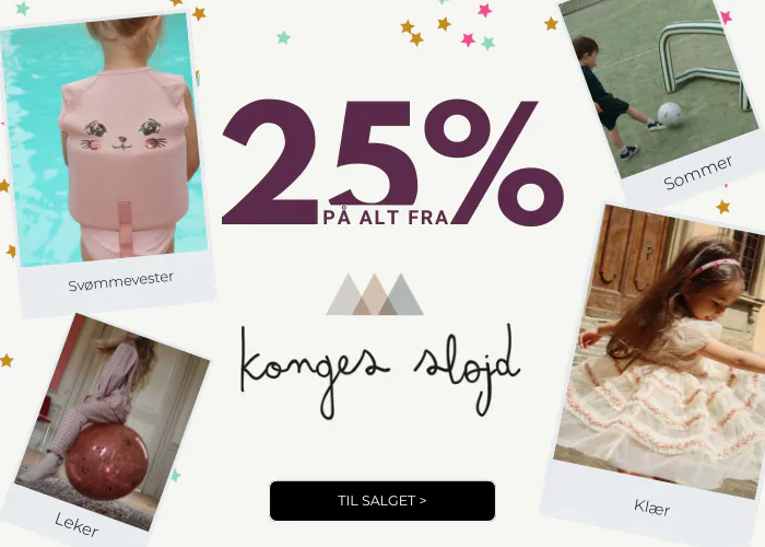 -25% på alt fra Konges Sløyd