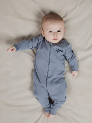 Name It Airplane 2-pk pysjamas til baby - tradewinds