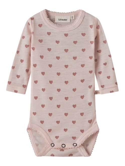 Hovedbilde Lil Atelier Noel Nia ull body til baby - heart