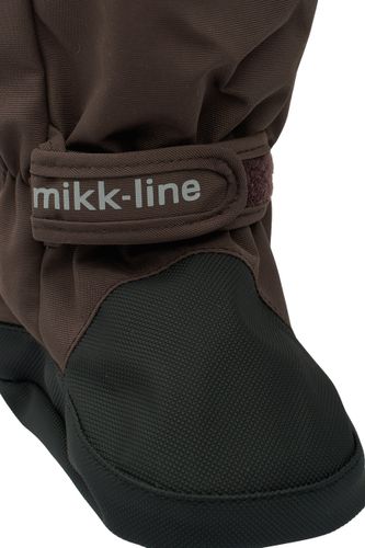 Mikk-Line Nylon footies til baby - raisin
