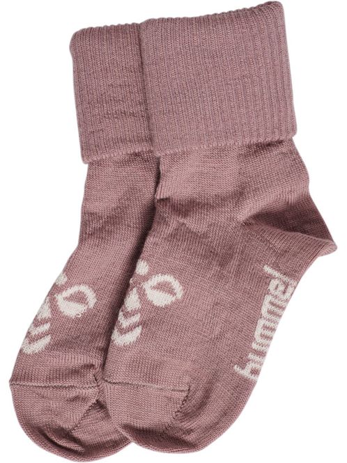 Hovedbilde Hummel Mini Ullsokker til barn - twilight mauve