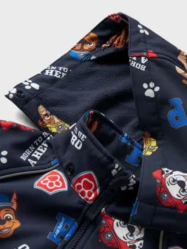 Name It Alfa Paw Patrol Softshelldress til barn - navy blazer