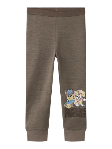 Name It Wuppo Paw Patrol ull/bomull leggings til barn - morel