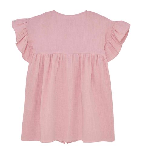 Huttelihut Muslinkjole til jente - pale mauve