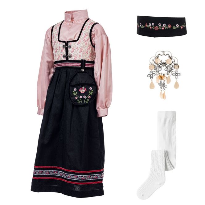 Hovedbilde Pakkedeal - Salto Oline flower festdrakt til pike ...