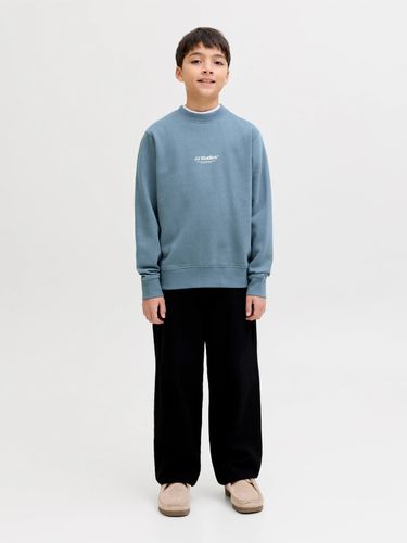 Jack & Jones Soho crew genser til junior - blue mirage