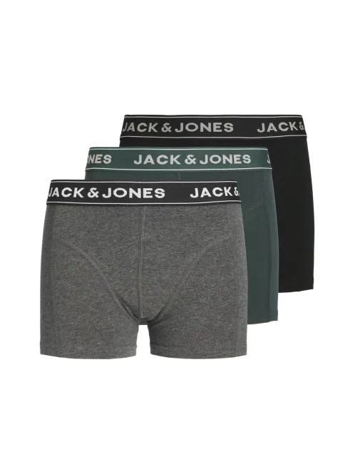 Hovedbilde Jack and Jones 3-pk Boxer til barn - dark grey ...