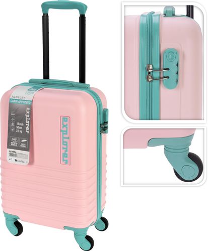 Koffert 18 tommer, Rosa