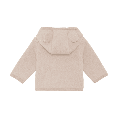 Huttelihut Fleecejakke til barn - camel melange