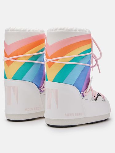 Moon Boot Icon Unicorn til barn - white multicolor