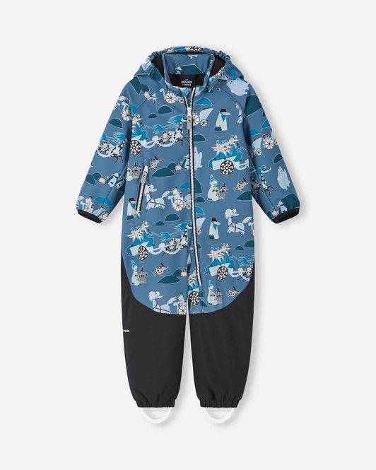 Hovedbilde Reima Moomin Mjosa Softshelldress til barn - blue ...