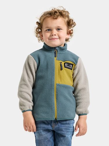 Didriksons Anten fleecejakke med zip - factory blue