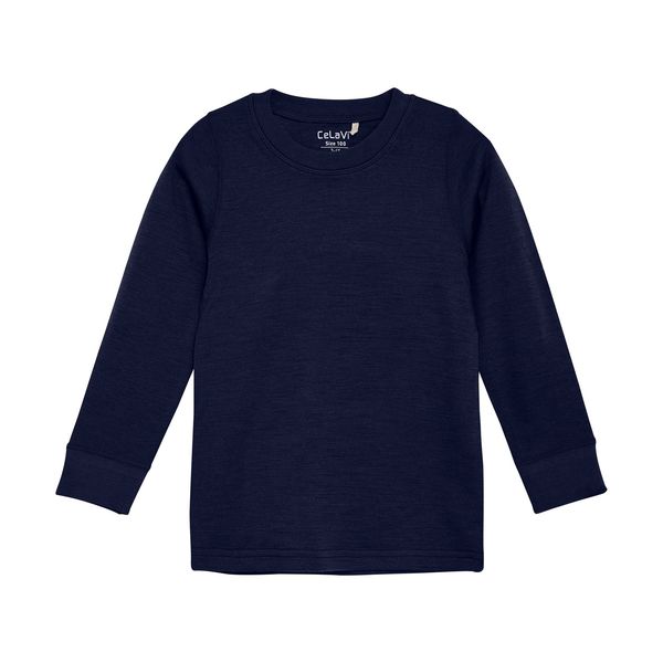 Hovedbilde CeLaVi Solid Ull/bambus trøye til barn - Night ...