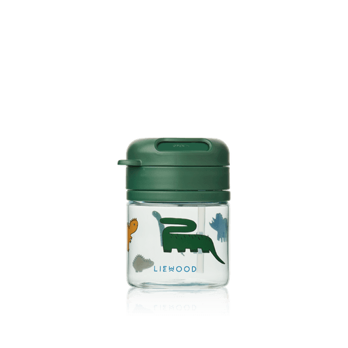 Liewood Pavia Kopp med sugerør 280ml - Dinosaurs / Mist