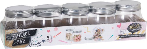 Hovedbilde Oppbevaringsbokser til hobbyting - 5 pk 