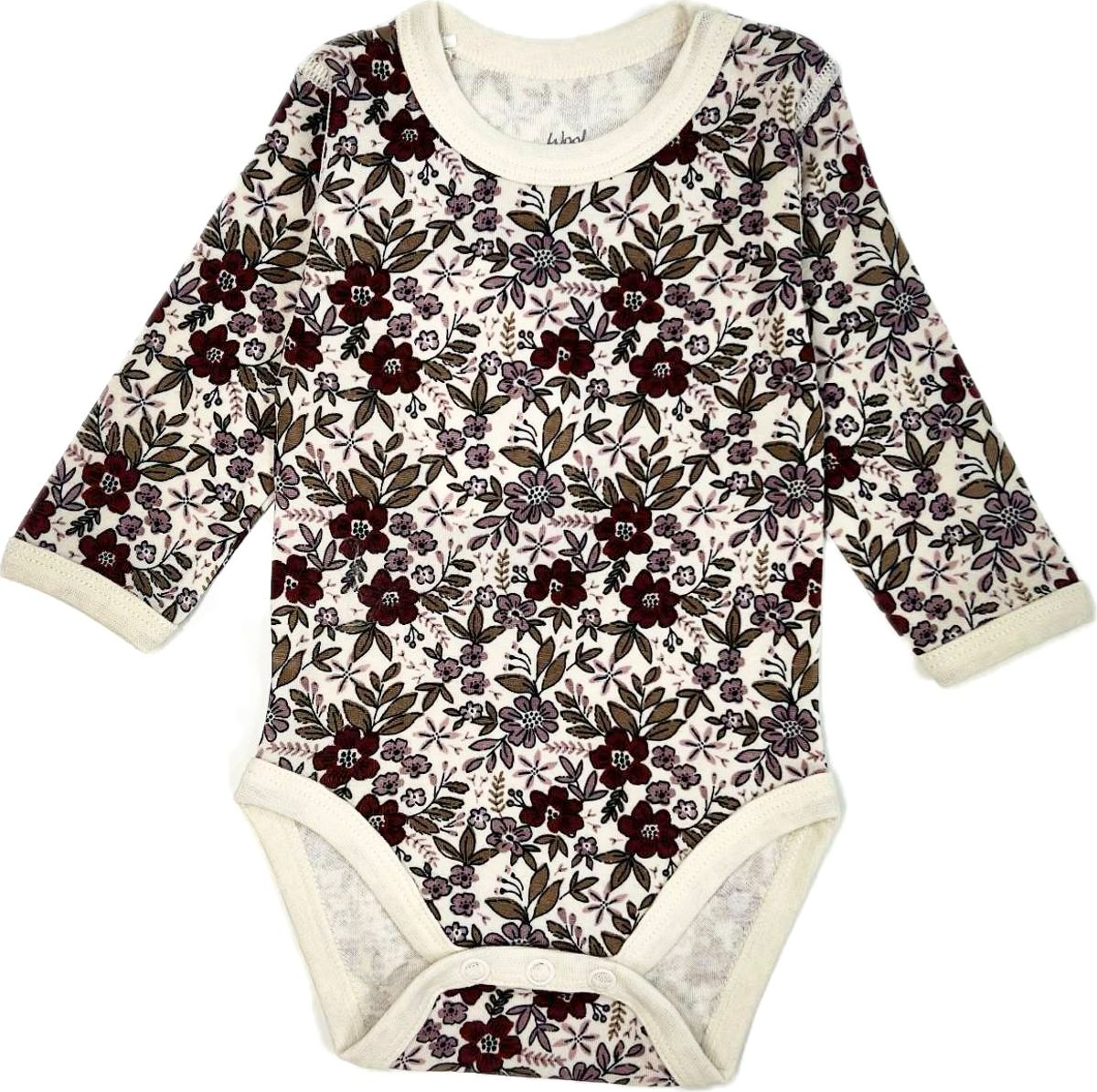 Hust & Claire Baloo Flor ull/bambus body - off white