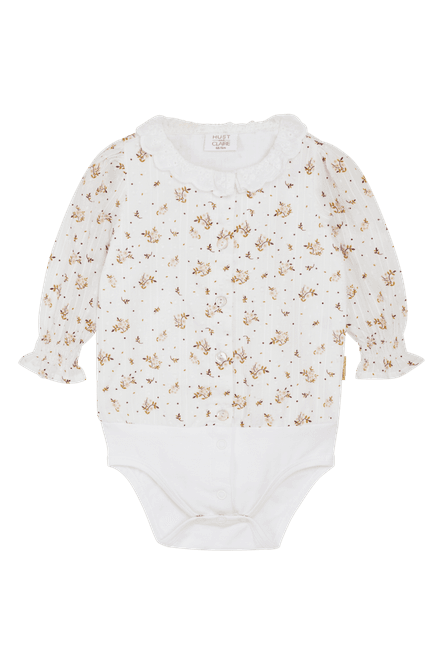 Hovedbilde Hust & Claire Bernadette body med krage - sugar