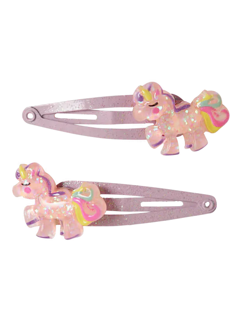 Hovedbilde Name It 2 pk unicorn hårspenner - lotus