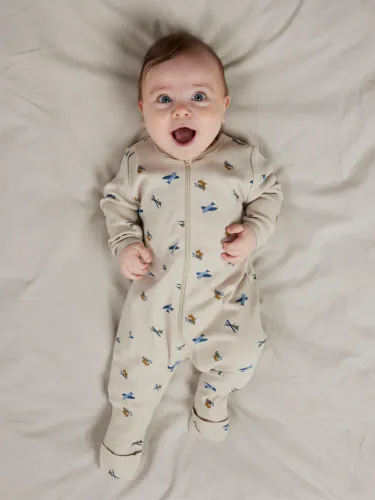 Name It Airplane 2-pk pysjamas til baby - tradewinds