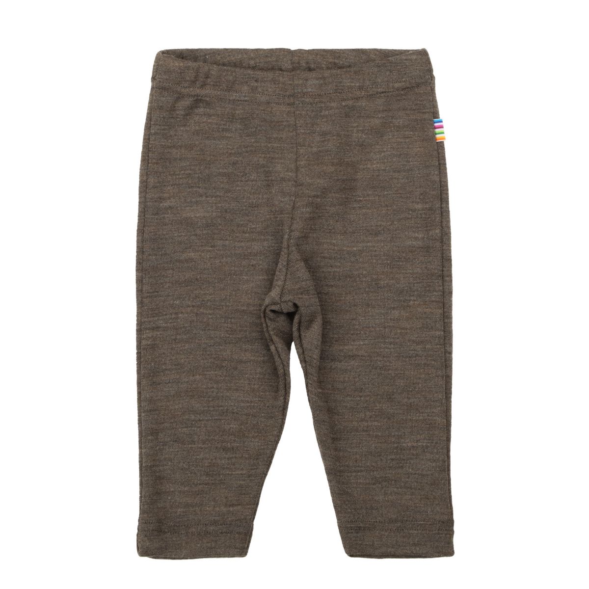 Joha ull/silke melange leggings - brun 