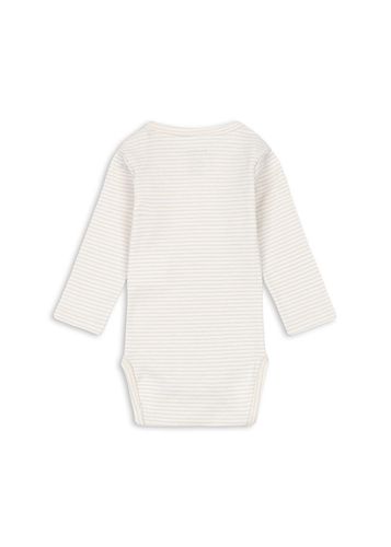 Fanga Fontana Fio Stripe body til baby - tea stripe/gray dawn