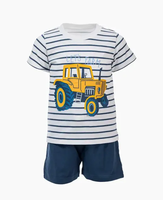 Hovedbilde Salto Adrian Shortsett til barn - Navy/White
