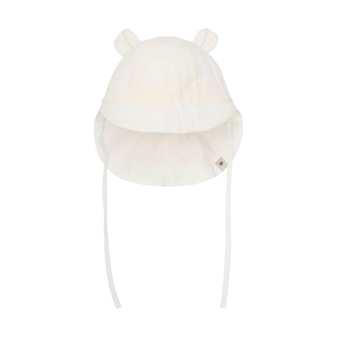 Hovedbilde Huttelihut Muslin solhatt med ører til baby - ...
